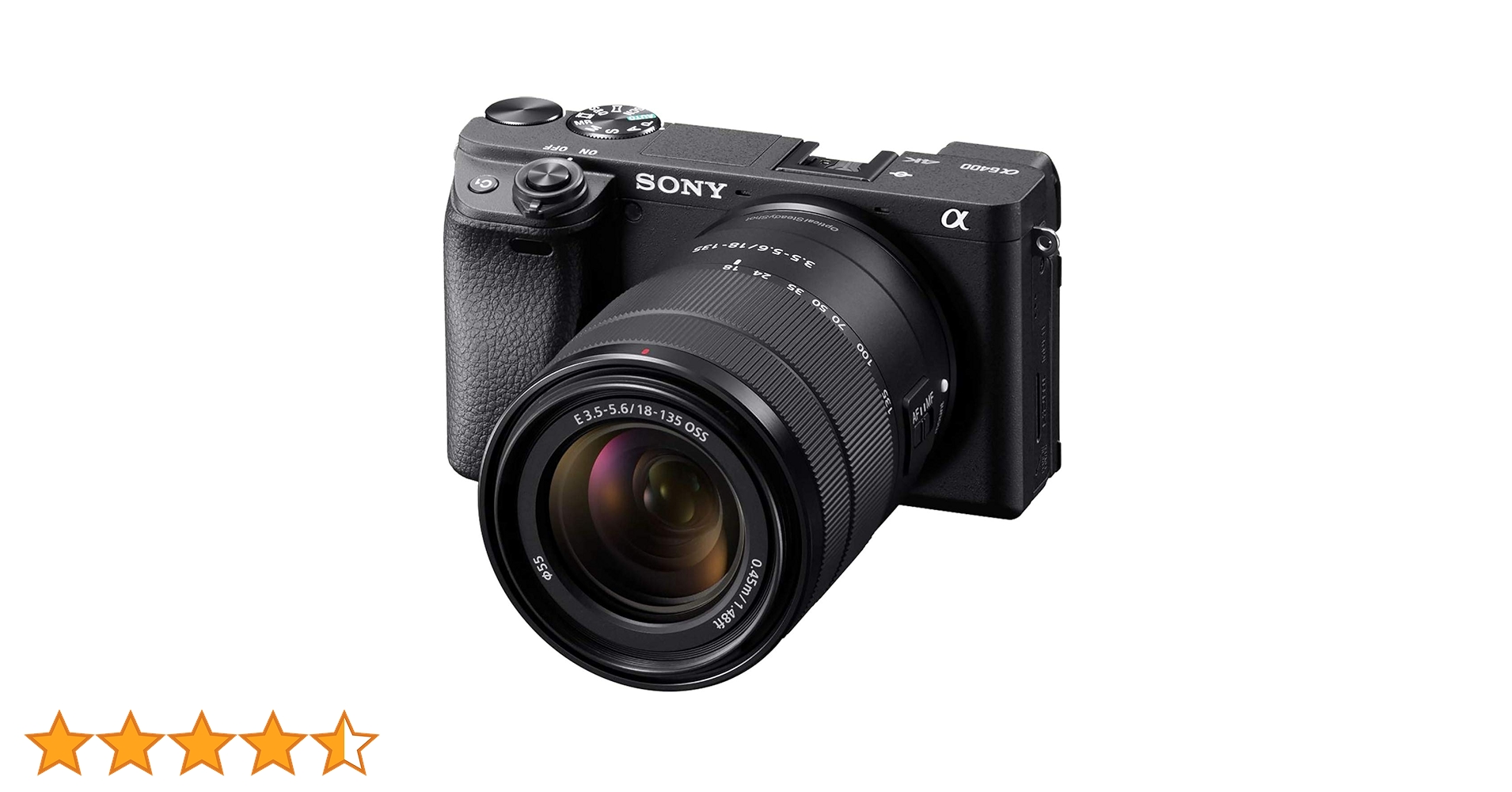 SONY α 6400 Sony Câmera sem espelho Alpha a6400: Câmera digital compacta
